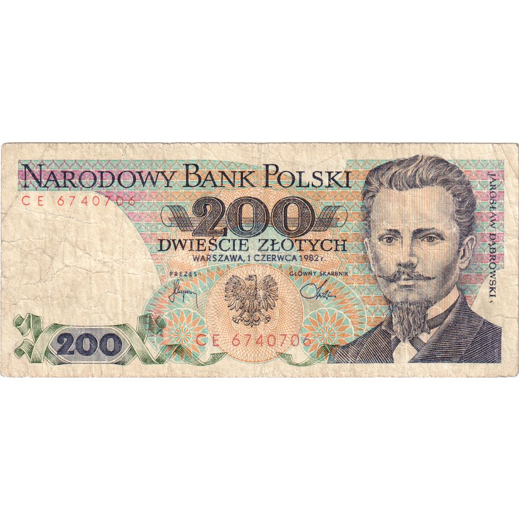 Polen, 200 Zlotych, 1982-06-01, TB