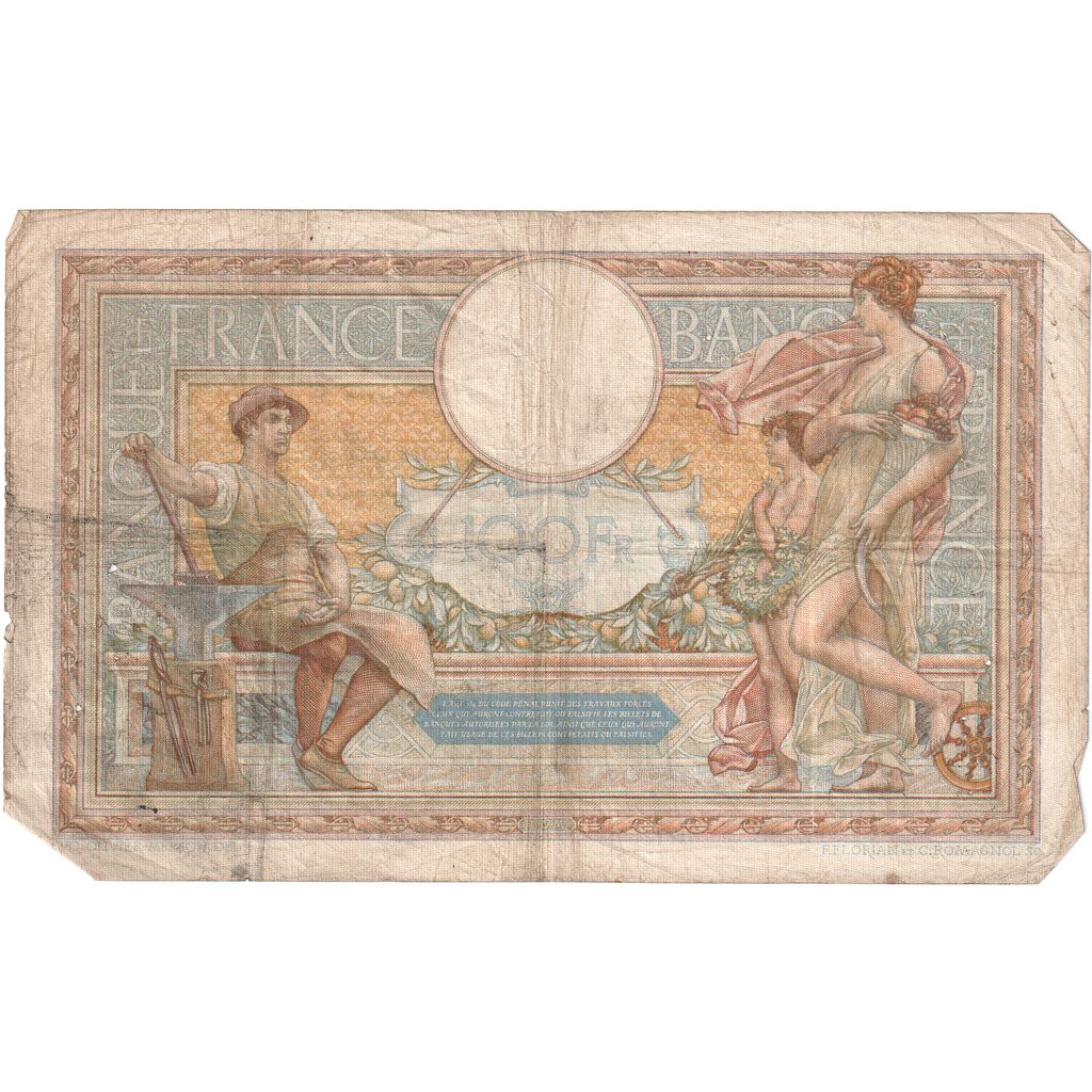 France, 100 Francs, Luc Olivier Merson, 1934-05-17, K.44768571, TB