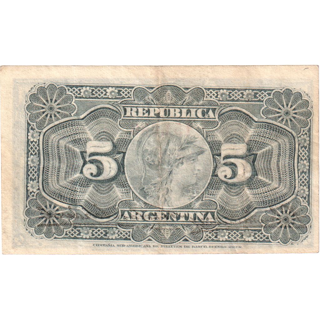Argentina, 5 Centavos, 1891-11-01, EF(40-45)