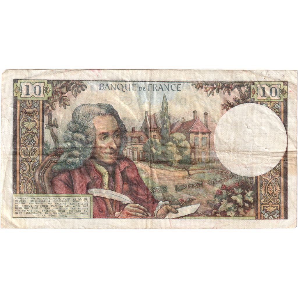 Francia, 10 Francs, Voltaire, 1973-04-05, R.87746142, MBC
