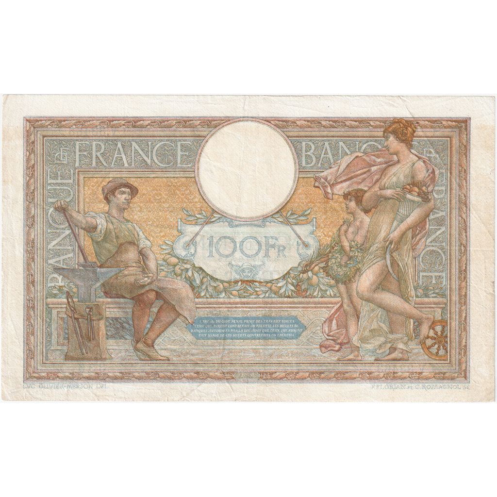 France, 100 Francs, Luc Olivier Merson, 1931-12-24, V.33463336, SUP