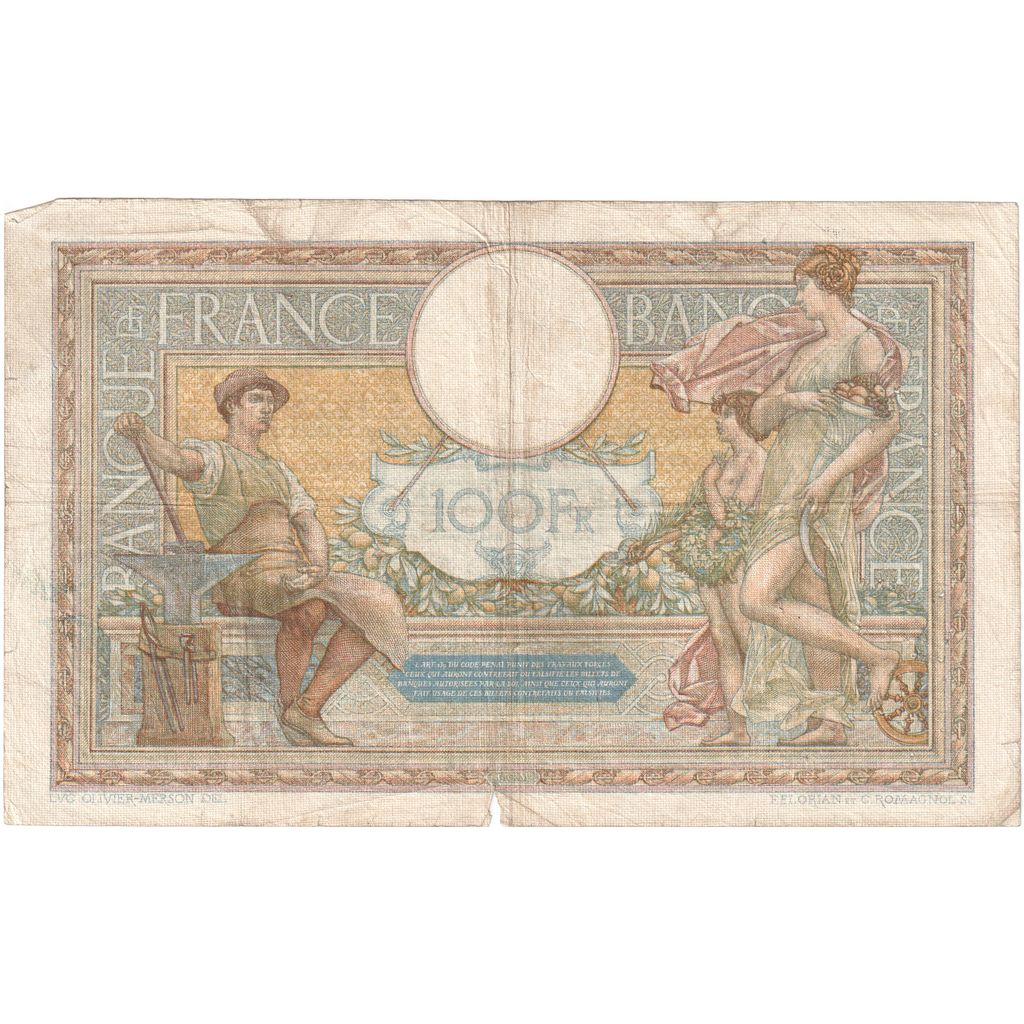 Frankrijk, 100 Francs, Luc Olivier Merson, 1931-12-31, M.33576350, TB+