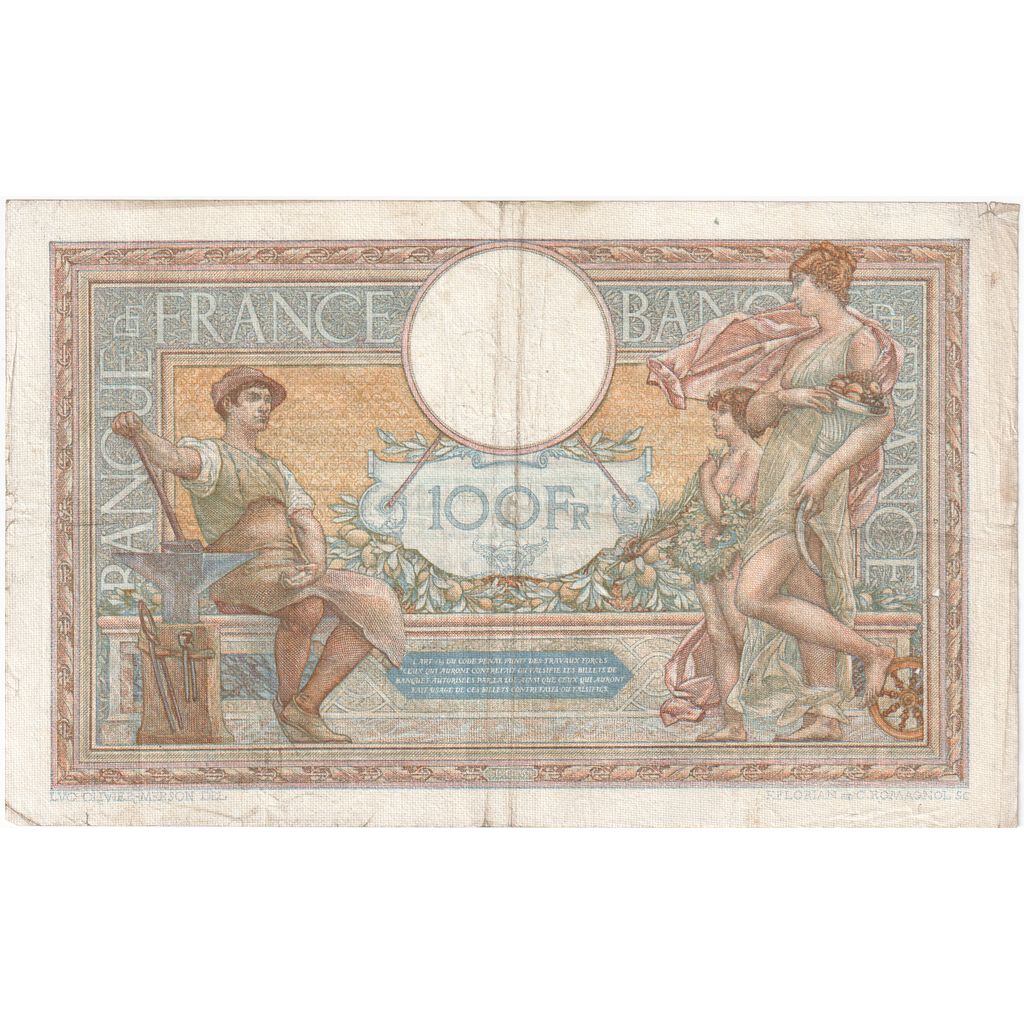 Frankrijk, 100 Francs, Luc Olivier Merson, 1932-12-29, K.38296804, TB+