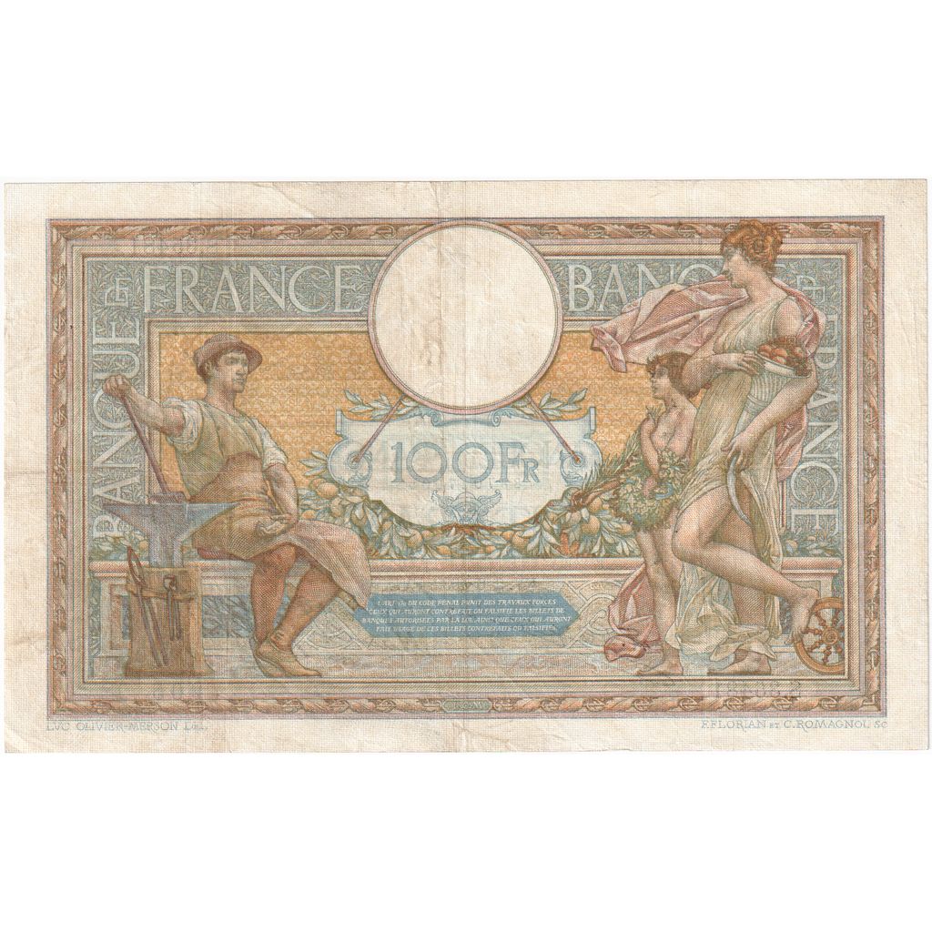 Francja, 100 Francs, Luc Olivier Merson, 1932-06-02, S.35481905, EF(40-45)