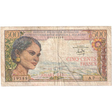 Madagascar, 500 Francs = 100 Ariary, MB