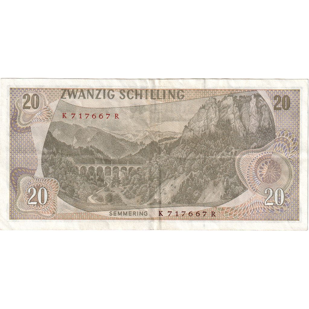 Austria, 20 Schilling, 1967-07-02, KM:142a, BB