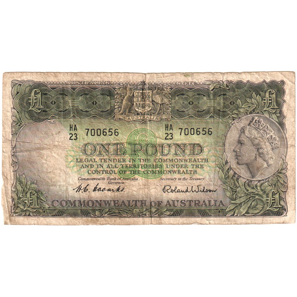 Australia, 1 Pound, Undated (1960-1961), BC
