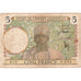 Francuska Afryka Zachodnia, 5 Francs, 1942-05-06, VF(20-25)