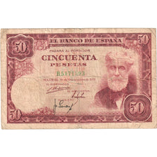Spagna, 50 Pesetas, 1951-12-31, MB