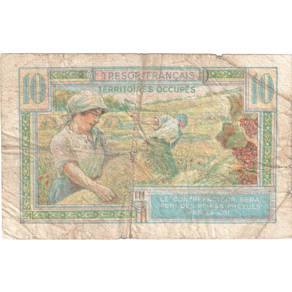 France, 10 Francs, 1947 Trésor Français, A.07188448, TB
