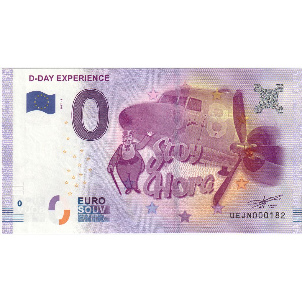 France, Euro, UEJN000182, D DAY EXPERIENCE, UNC(65-70)