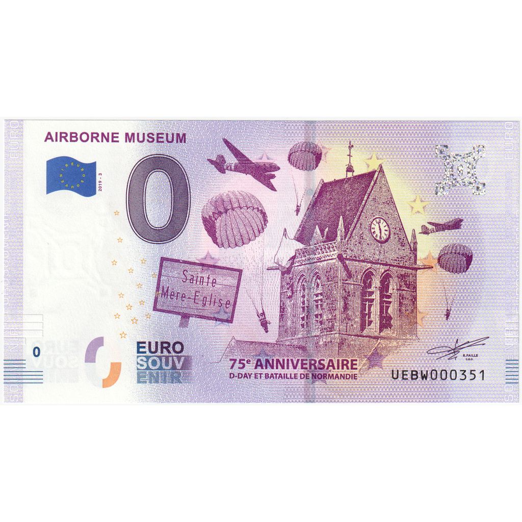 Frankreich, Euro, UEBW000351, EURO SOUVENIR AIRBORNE MUSEUM, UNZ