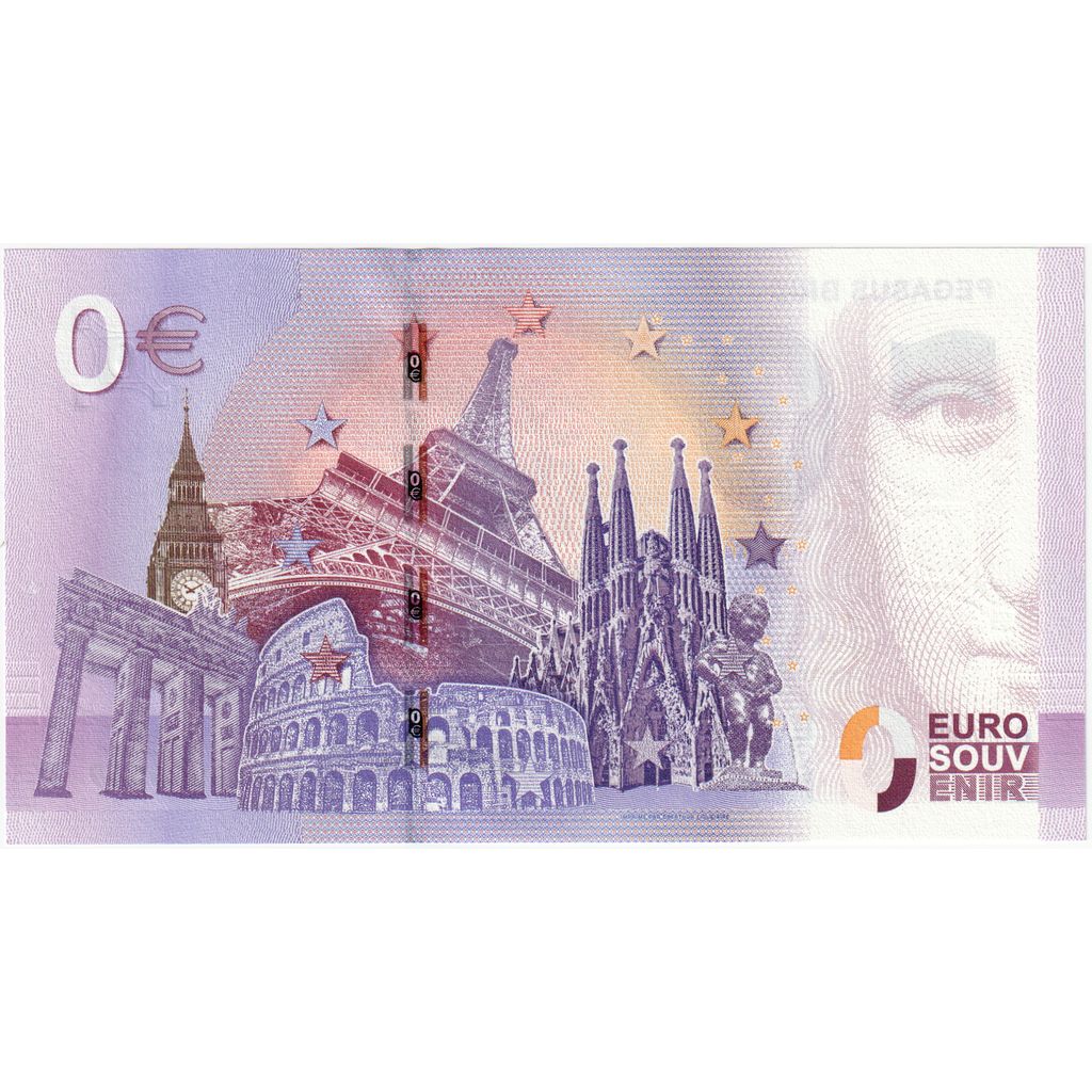 Francja, Euro, UEFG004549, EURO SOUVENIR PEGASUS BRIDGE, UNC(65-70)