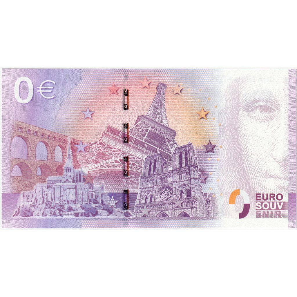 France, Euro, UEBC004095, EURO SOUVENIR CHATEAU ROYAL DE COLLIOURE, UNC(65-70)