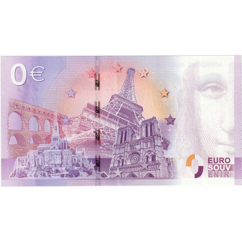 France, Euro, UEBW003979, EURO SOUVENIR AIRBORNE MUSEUM, UNC(65-70)