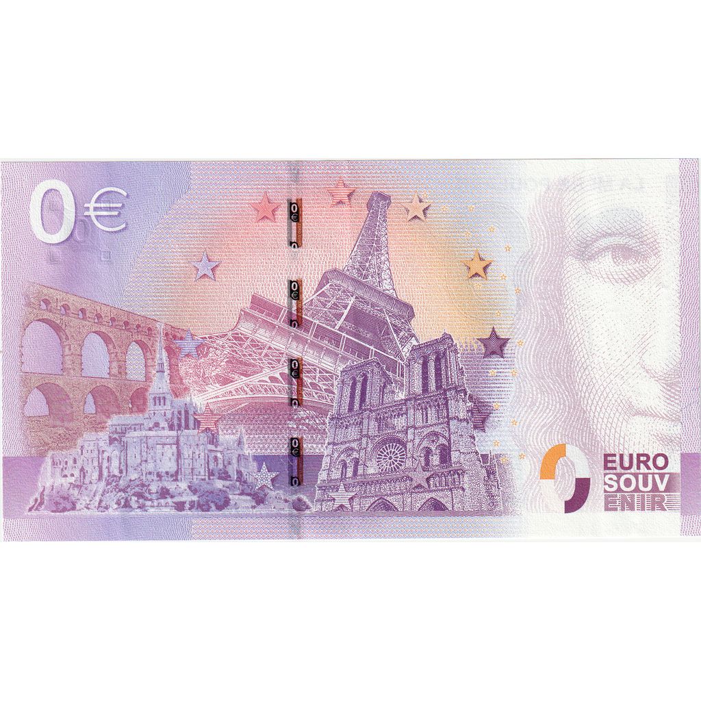 Francja, Euro, UECD014445, EURO SOUVENIR LA MERE POULARD, UNC(65-70)