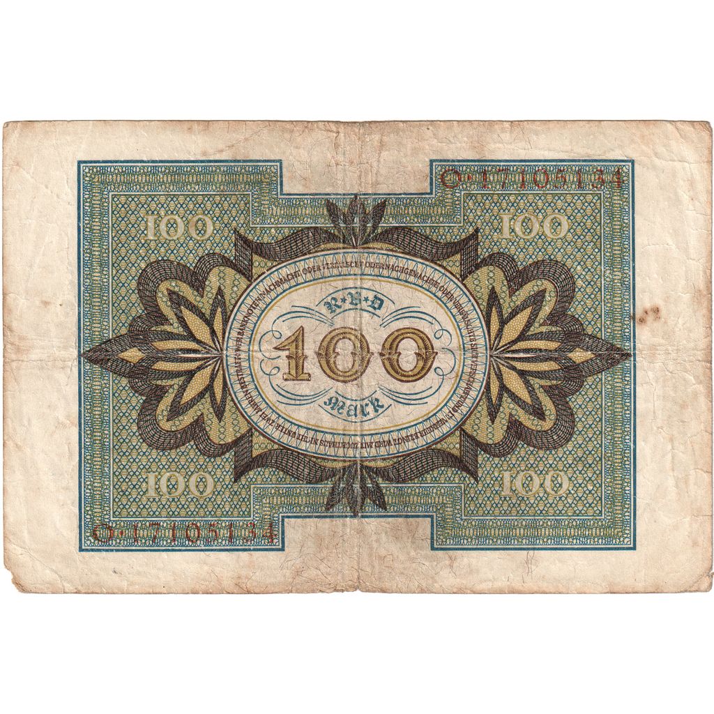 Germany, 100 Mark, 1920-11-01, VF(30-35)