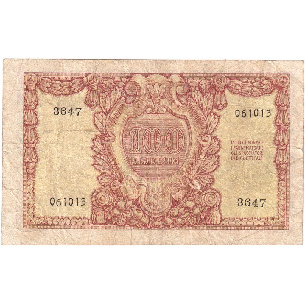 Italien, 100 Lire, SS