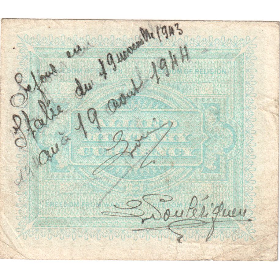 Italie, 5 Lire, TB+
