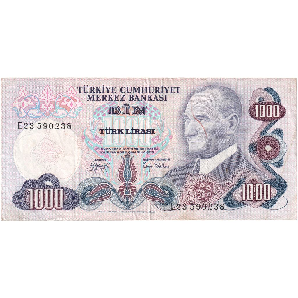 Turchia, 1000 Lira, BB