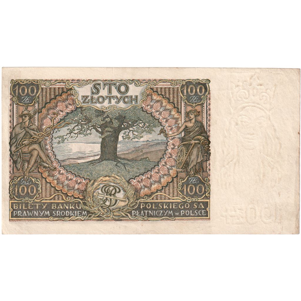 Banconote, Polonia, 100 Zlotych, 1932, 1932-06-02, KM:74a, BB