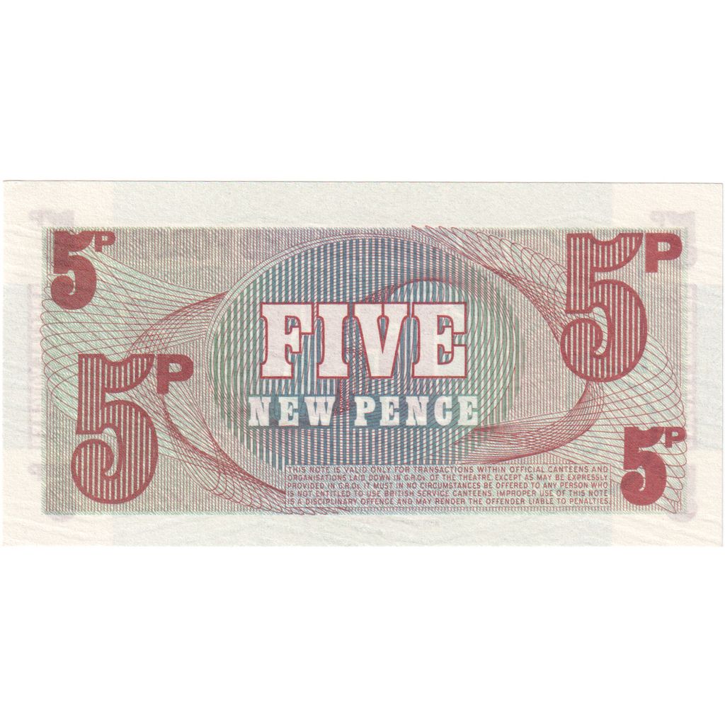 Großbritannien, 5 New Pence, UNZ