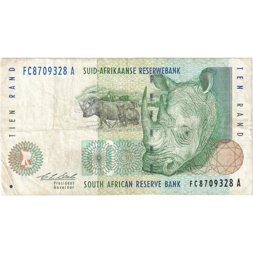 Zuid Afrika, 10 Rand, TB+
