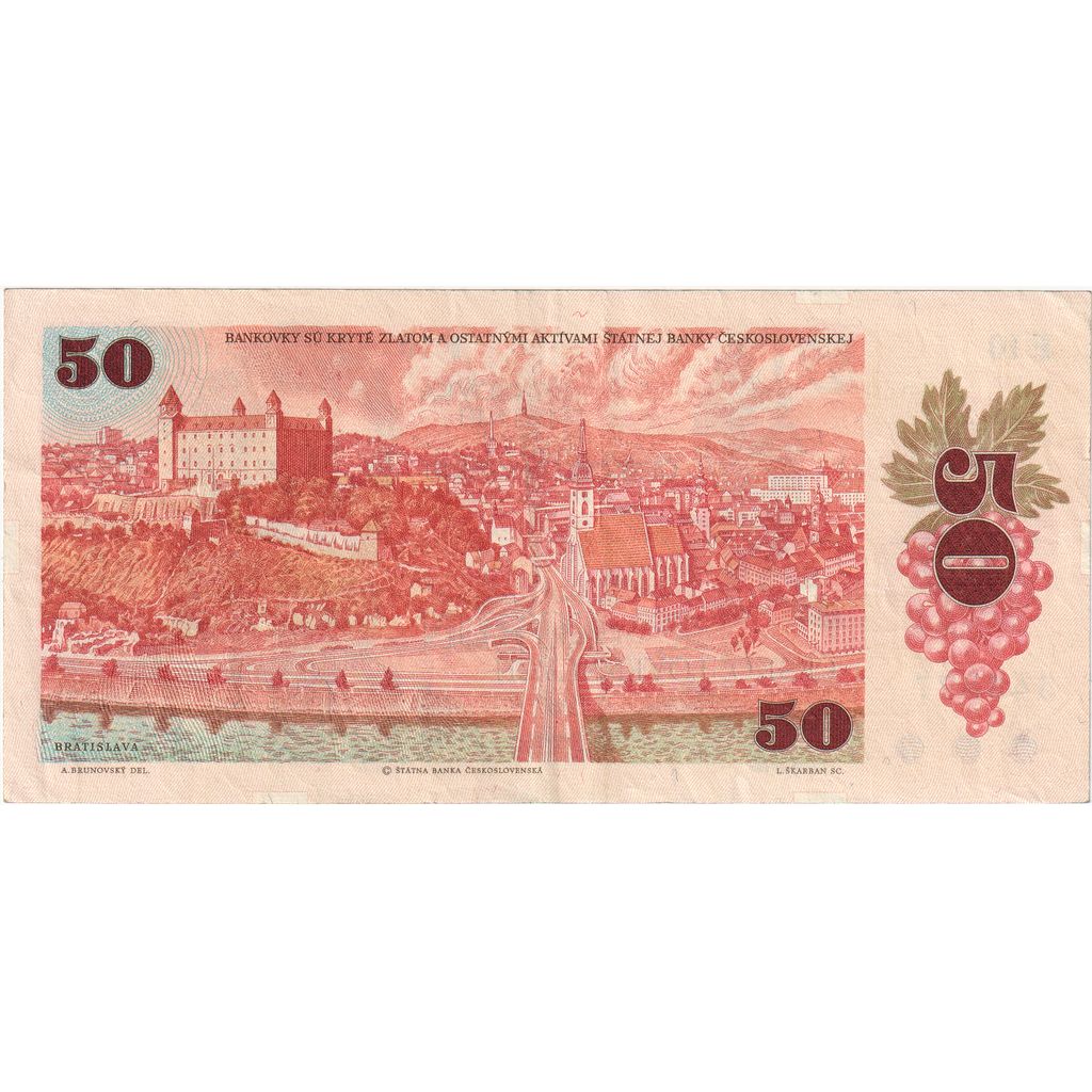 Checoslovaquia, 50 Korun, EBC