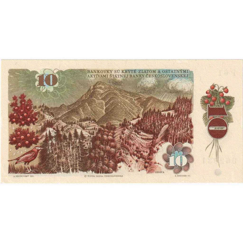 Tsjecho-Slowakije, 10 Korun, SPL