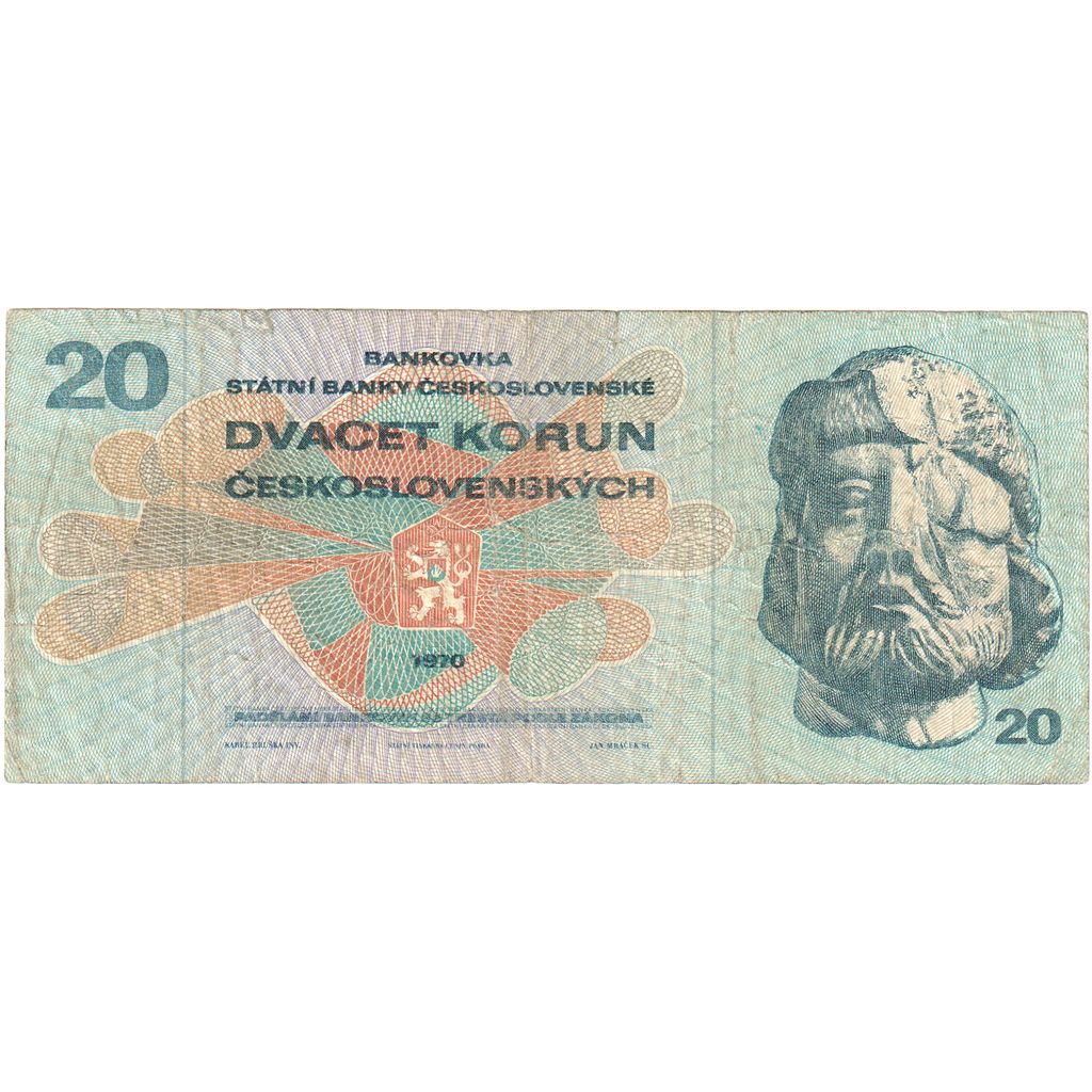 Tschechoslowakei, 20 Korun, S