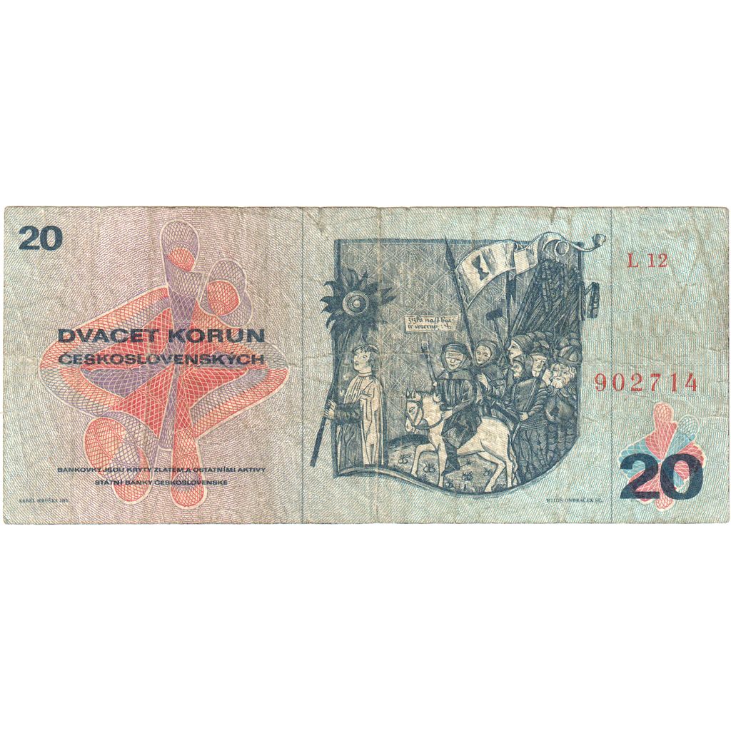 Tschechoslowakei, 20 Korun, S
