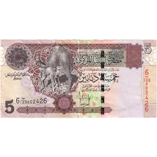 Libië, 5 Dinars, 2004, SUP