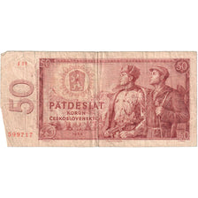Banknote, Czechoslovakia, 50 Korun, 1964, VF(20-25)