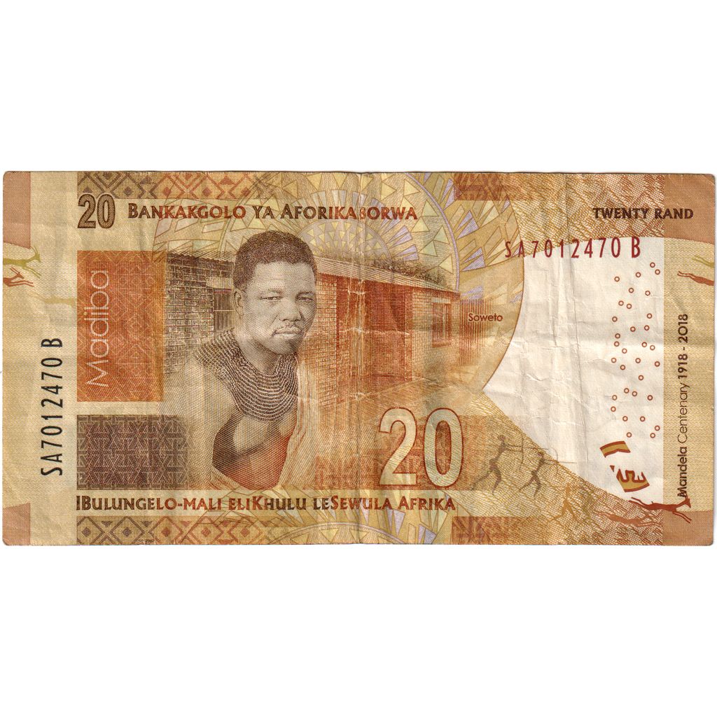 Sudáfrica, 20 Rand, MBC