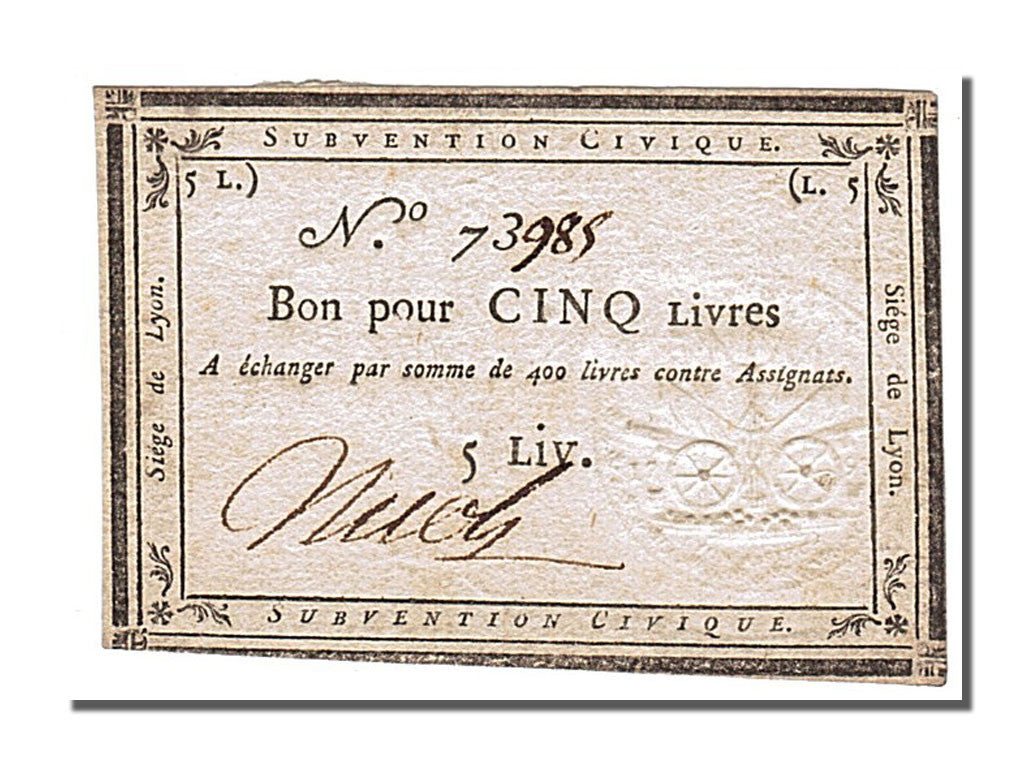 Frankreich, 5 Livres, 1793, UNZ, KM:S303, Lafaurie:253
