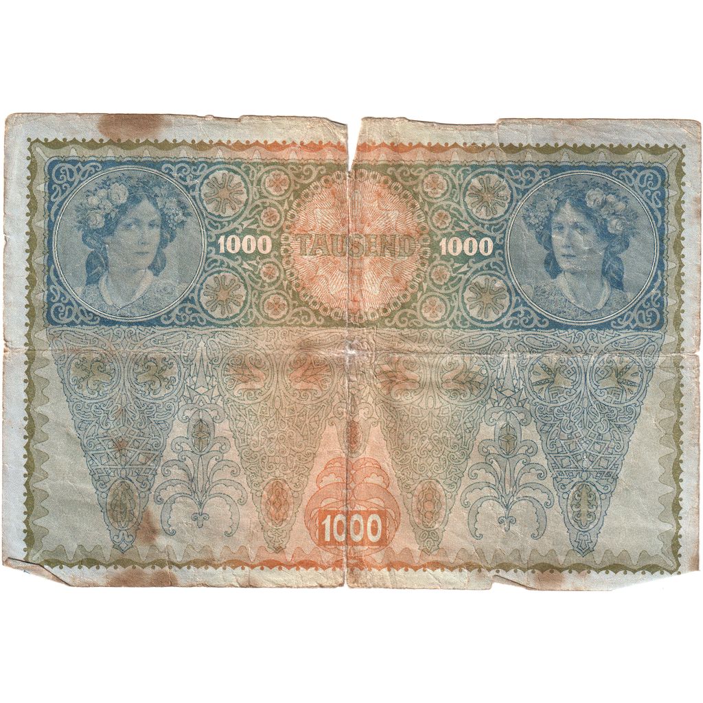 Austria, 1000 Kronen, 1902-01-02, VF(20-25)