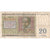 Belgio, 20 Francs, 1956-04-03, MB+