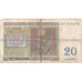 Belgio, 20 Francs, 1950-07-01, MB+