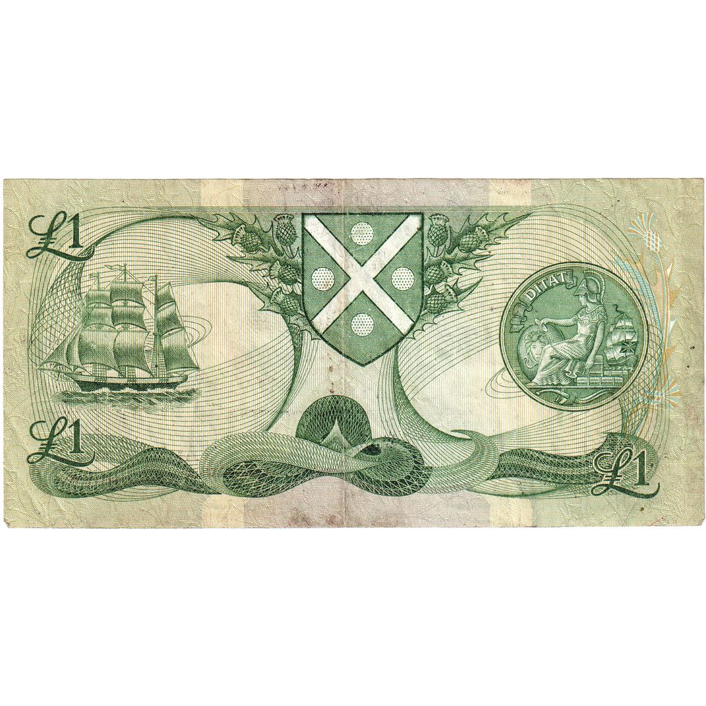 Scotland, 1 Pound, 1988-08-19, EF(40-45)