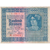 Austria, 1000 Kronen, 1922-01-02, EF(40-45)