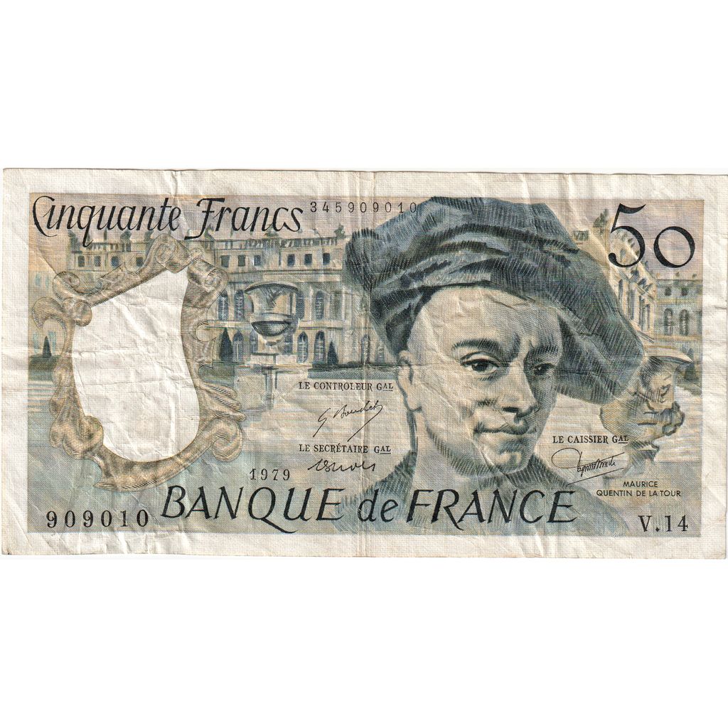 Frankreich, 50 Francs, Quentin de La Tour, V.14909010, S+