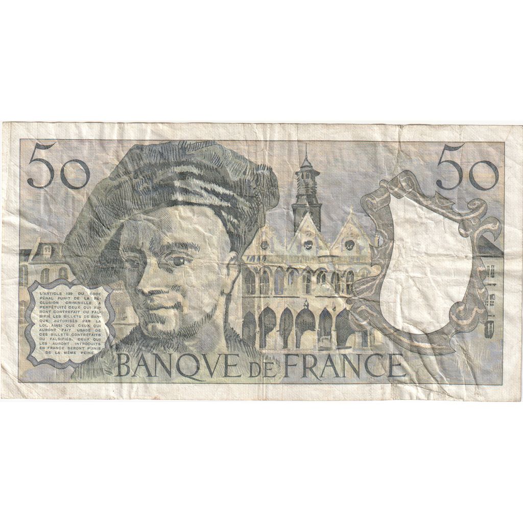 Frankreich, 50 Francs, Quentin de La Tour, V.14909010, S+