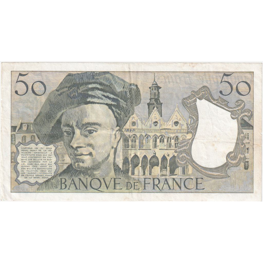 Francia, 50 Francs, Quentin de La Tour, P.56515249, BB
