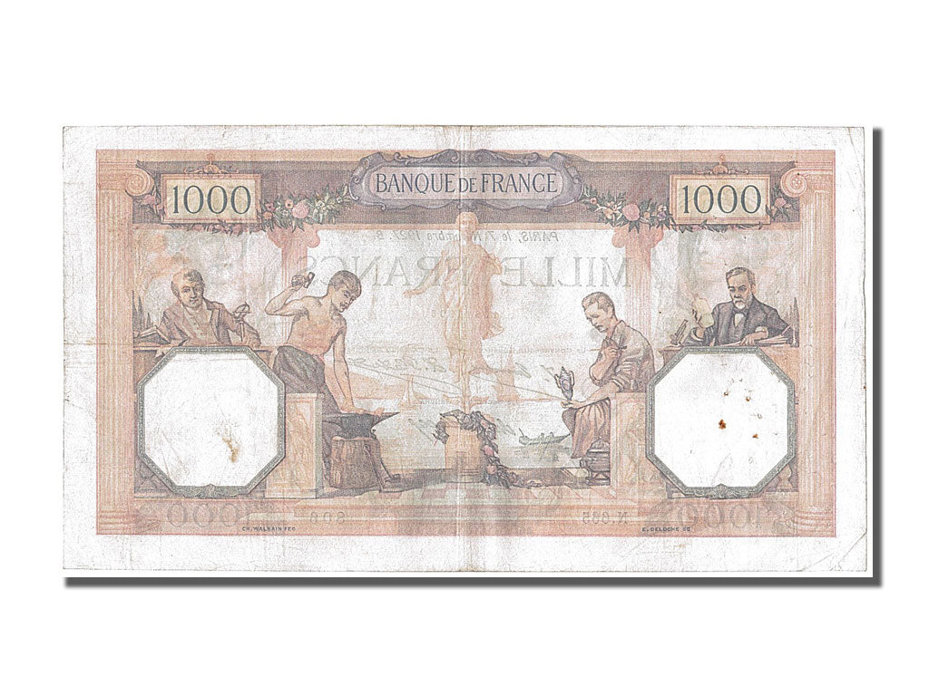 Banconote, Francia, 1000 Francs, 1 000 F 1927-1940 ''Cérès et Mercure'', 1927