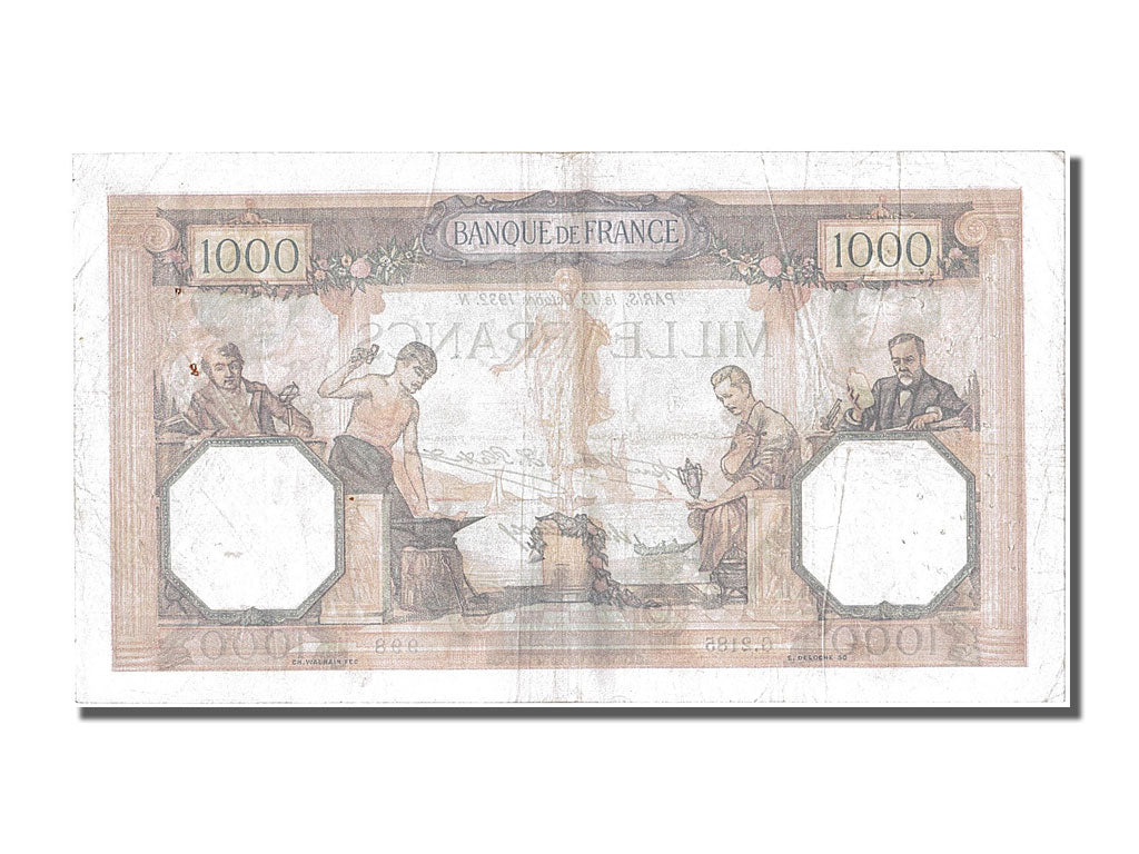 Billet, France, 1000 Francs, 1 000 F 1927-1940 ''Cérès et Mercure'', 1932