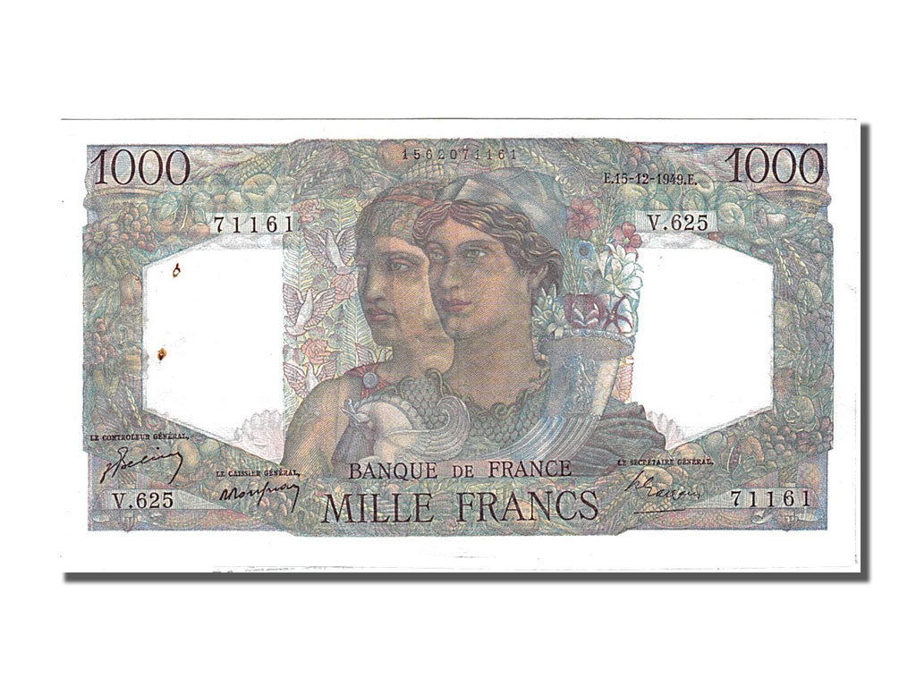 Billet, France, 1000 Francs, 1 000 F 1945-1950 ''Minerve et Hercule'', 1949