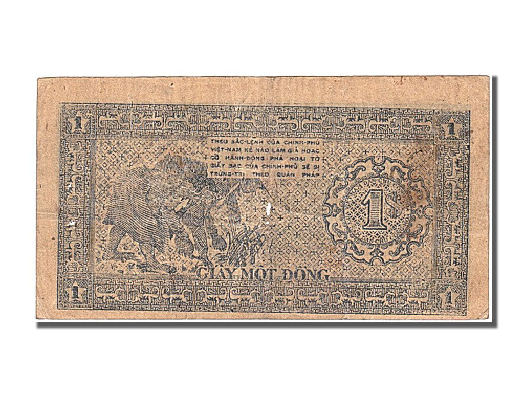 Billete, 1 D<ox>ng, 1974, Vietnam, EBC
