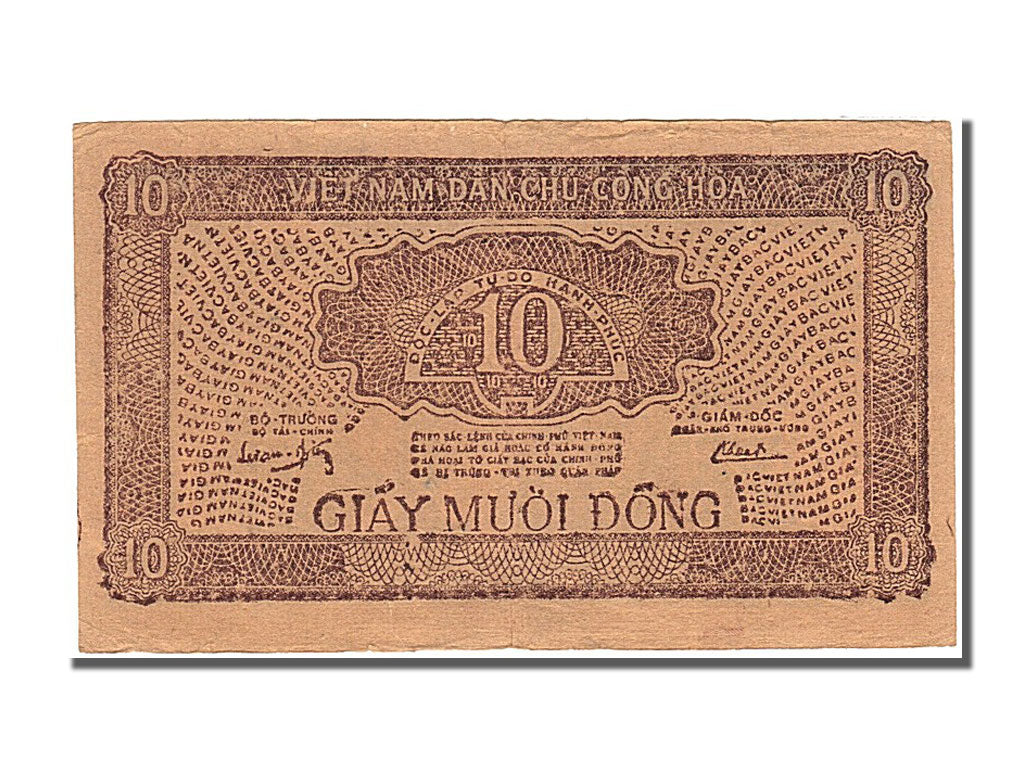 Billet, Viet Nam, 10 D<ox>ng, 1948, KM:20d, SUP+