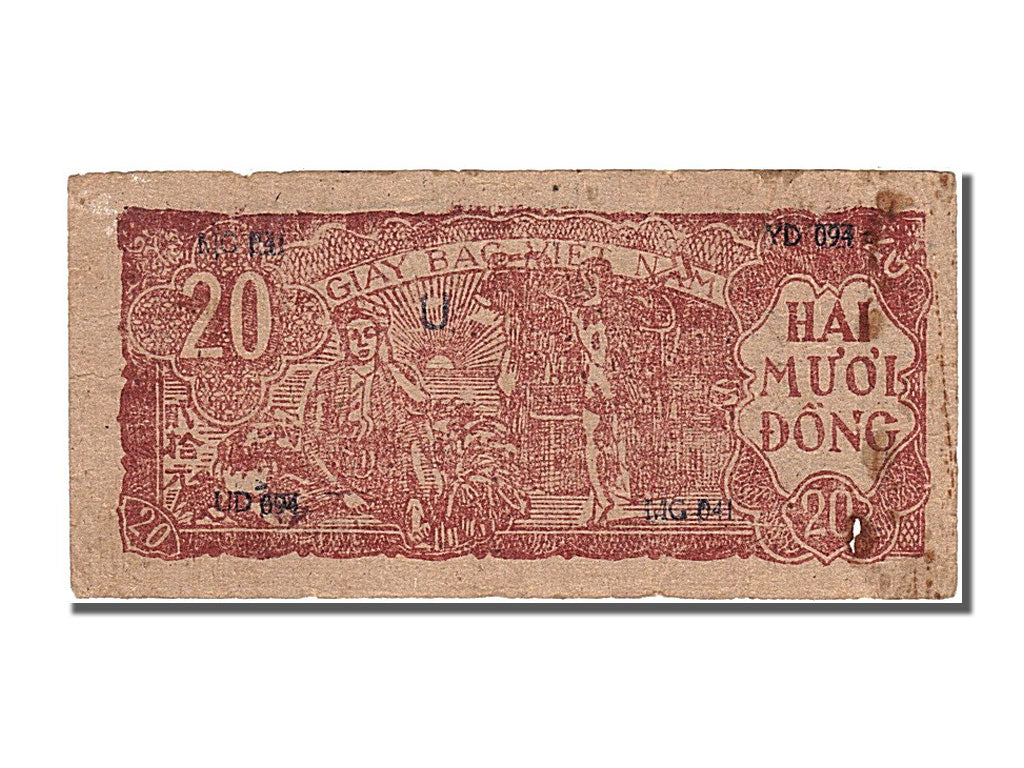Billete, 20 Dông, 1948, Vietnam, MBC