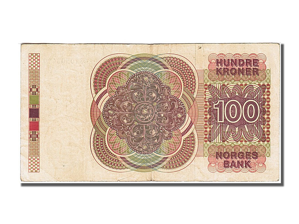 Banknot, Norwegia, 100 Kroner, 1987, AU(50-53)